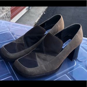 Fabulare Pach  2 Tone Gray Suede Sandals Size 7